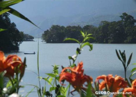 Postcard lake