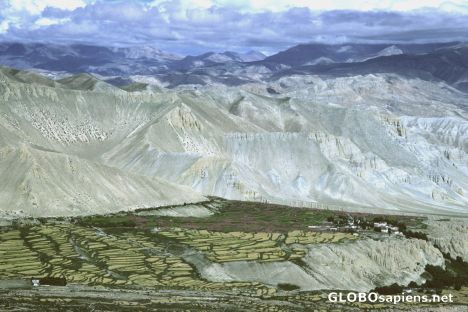 Postcard Marang, seen from Lo-Ghekar