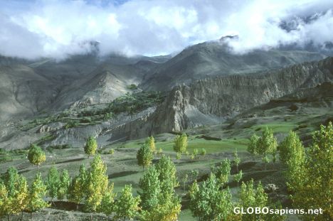 Postcard Purang - First signs of autumn