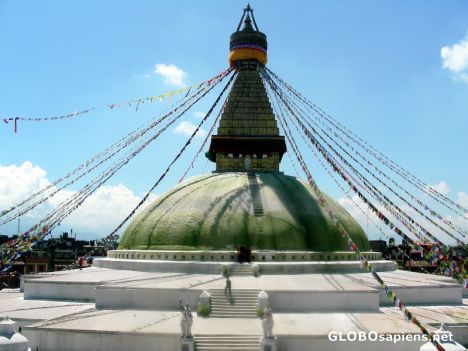 Postcard Boudhanath 1