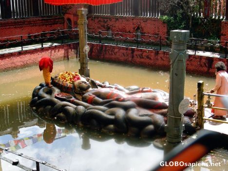 Postcard Budha Nilkanta 1