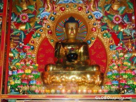 Postcard Inside Lundoup Choiing Monastry