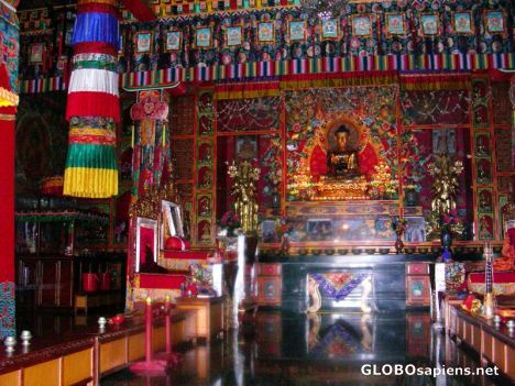Postcard Inside Lundoup Choiing Monastry 2