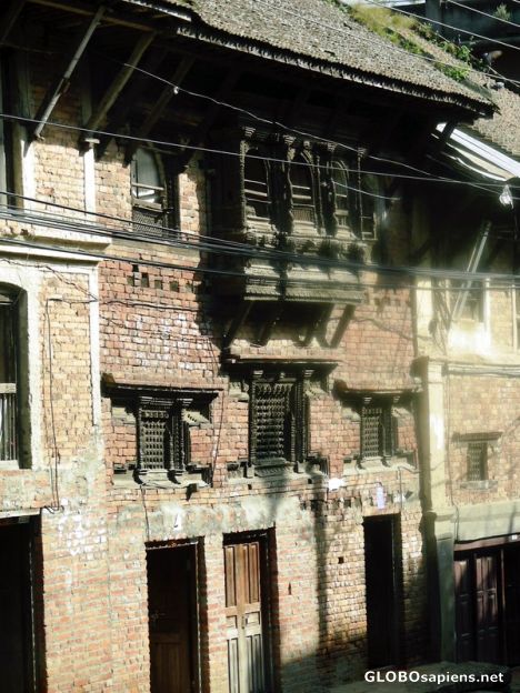 Postcard Old Newari house