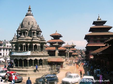 Postcard Durbar Square (south side)