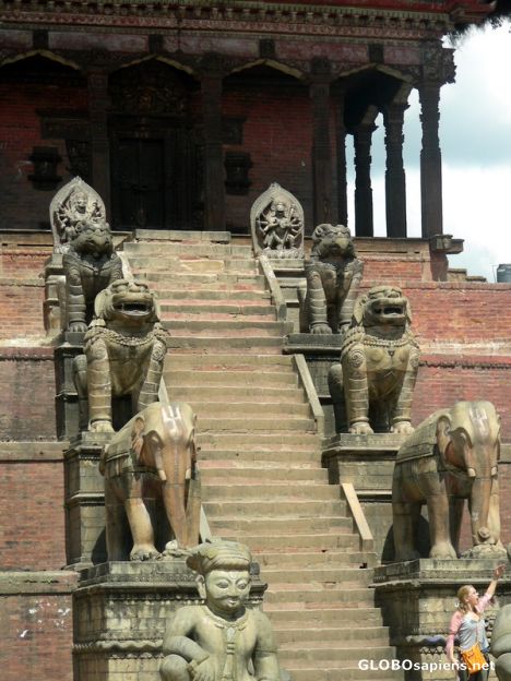 Postcard Nyatapola Mandir