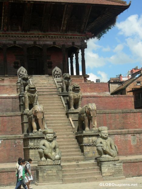 Postcard Nyatapola Mandir 2