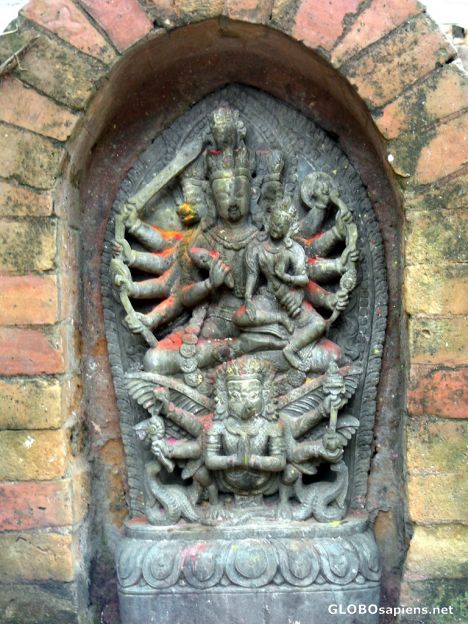 Postcard Vaikunta Vishnu
