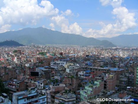 Postcard View from Dharahara Tower 3
