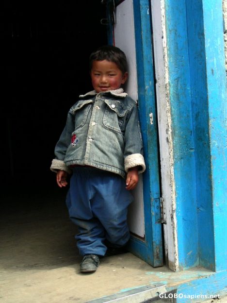 Postcard cute Nepali Boy