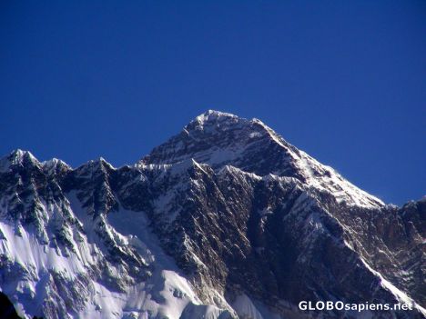 Postcard First view of Everest