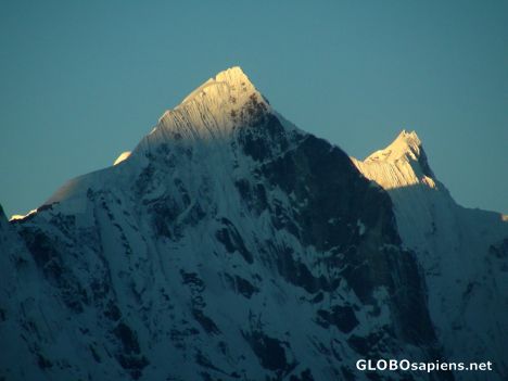 Postcard Morning rise on Himalayas