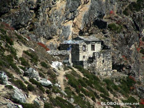 Postcard Nangkartshang Gompa