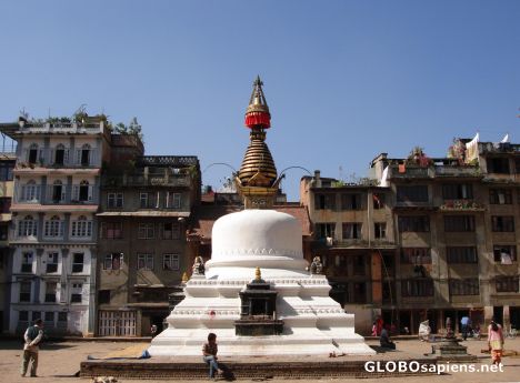 Postcard Neighbourhood stupa