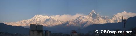 Postcard Machhapuchhre range