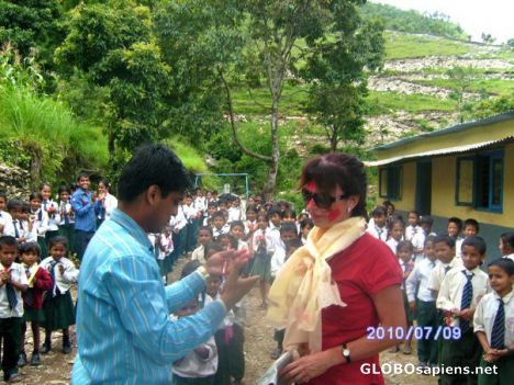 Postcard volunteer  farewell
