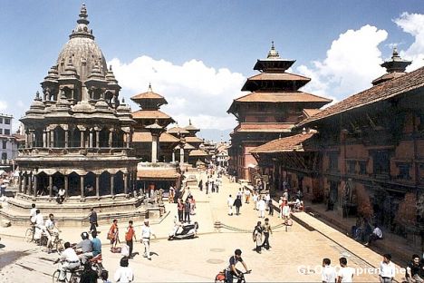 Postcard Patan Durbar Square