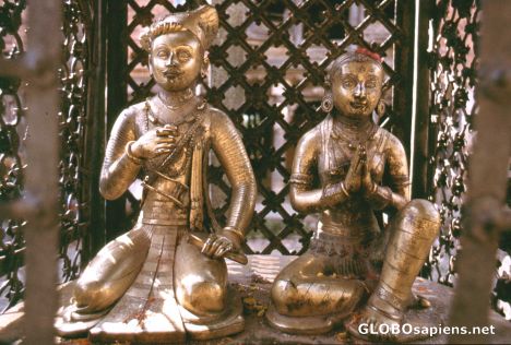 Postcard Nepal, Patan,