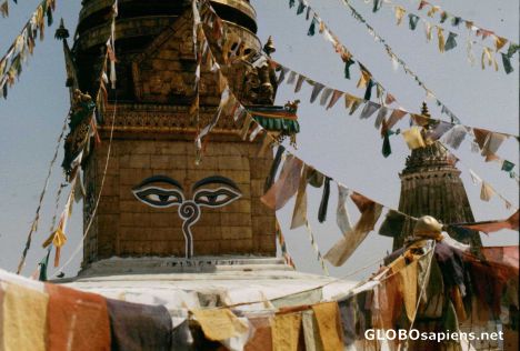 Postcard Nepal, Bodnath