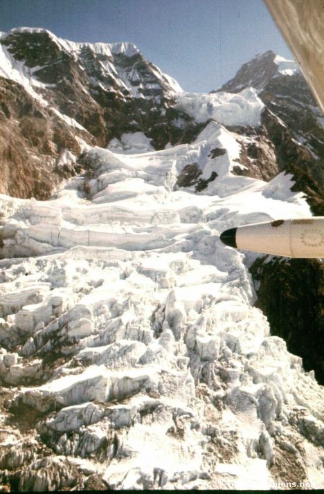 Postcard Flight over Langtang-Himal