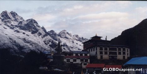 Postcard Tengbouche monastry