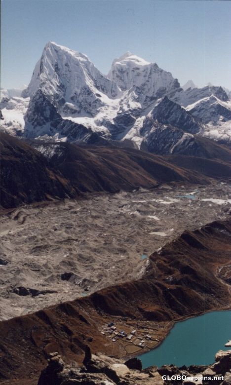 Postcard Glacier from Goykyo Ri