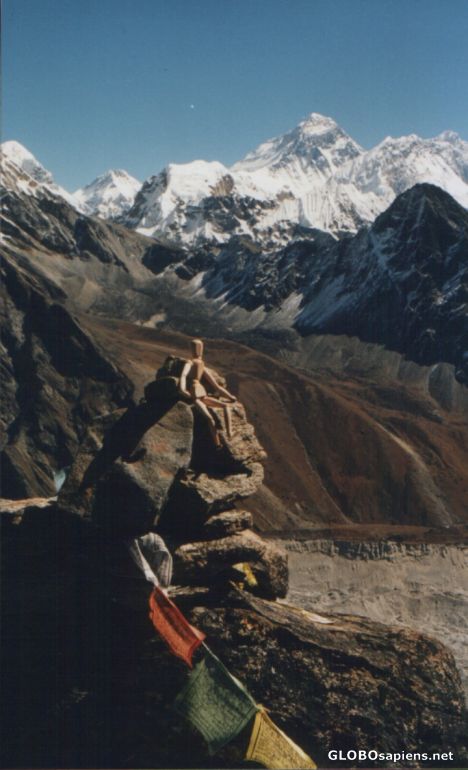 Postcard Everest from Goykyo Ri