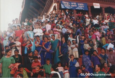 Postcard Kumari Festival, Durbar Square