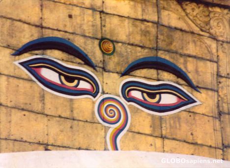 Postcard Stupa detail