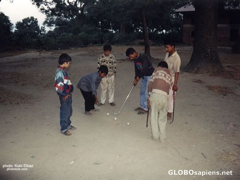 Postcard Golf game at Pashupatinath!!!...