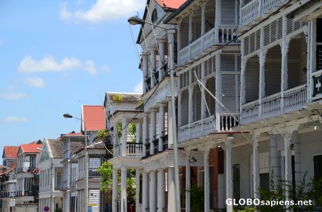 Postcard Paramaribo (SR) - the light construction