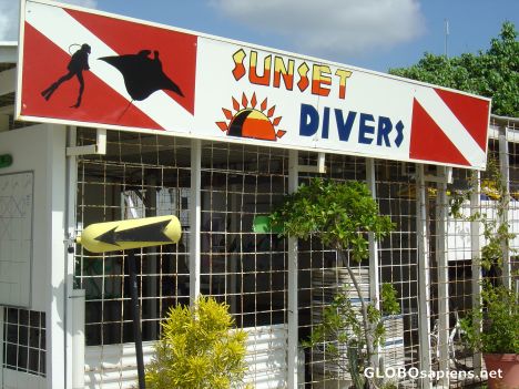 Postcard Sunset Divers