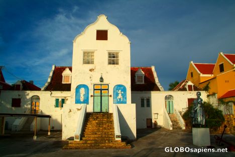 Postcard Willemstad, Curacao - doctor's house