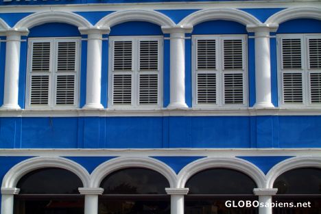 Postcard Curacao (AN) - Willemstad's facade