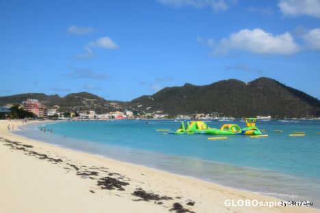 Postcard Enjoying the beaches of Sint Maarten