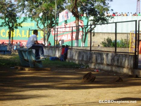 Postcard Small Court Futbol