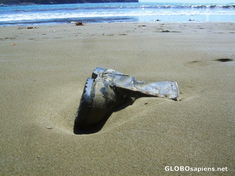 Postcard Boot in Sand