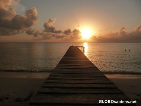 Postcard Sunset on the Pier