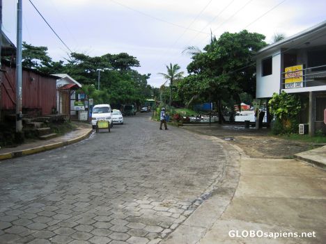 Postcard Main Street, Big Corn Island