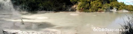 Postcard Wai-O-Tapu's boiling mud