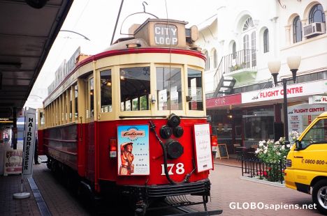 Postcard Tram at Regent's Street