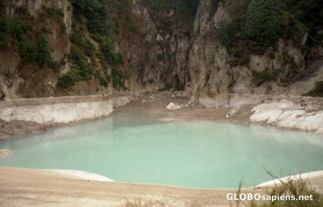 Postcard Volcanic lake