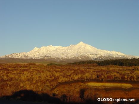 Postcard Snowy Mountain