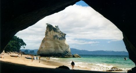 Postcard Cathedral Cove