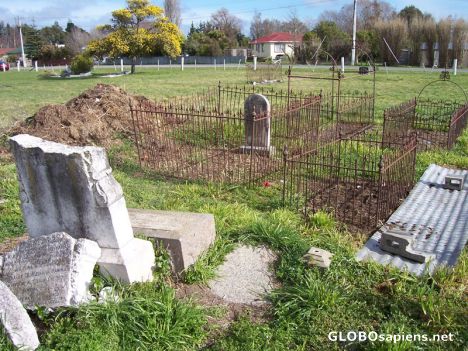 Postcard South Island Maori Chief Burials NZ