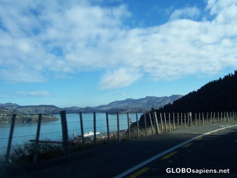 Postcard Lyttelton Harbour New Zealand