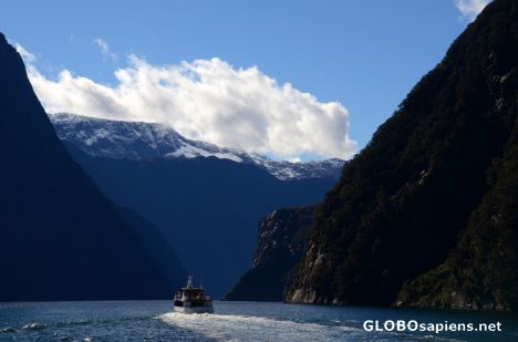 Postcard Southern Alps (NZ) - the Fjordland National Park