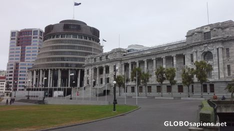 Postcard The parliament and gvt building