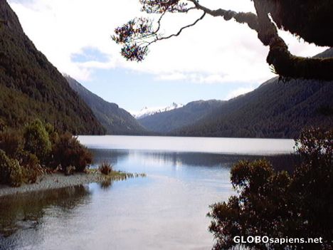 Postcard South Island New Zealand Lakeview