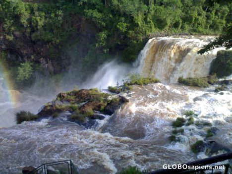 Ciudad del Este and the scenic water fall